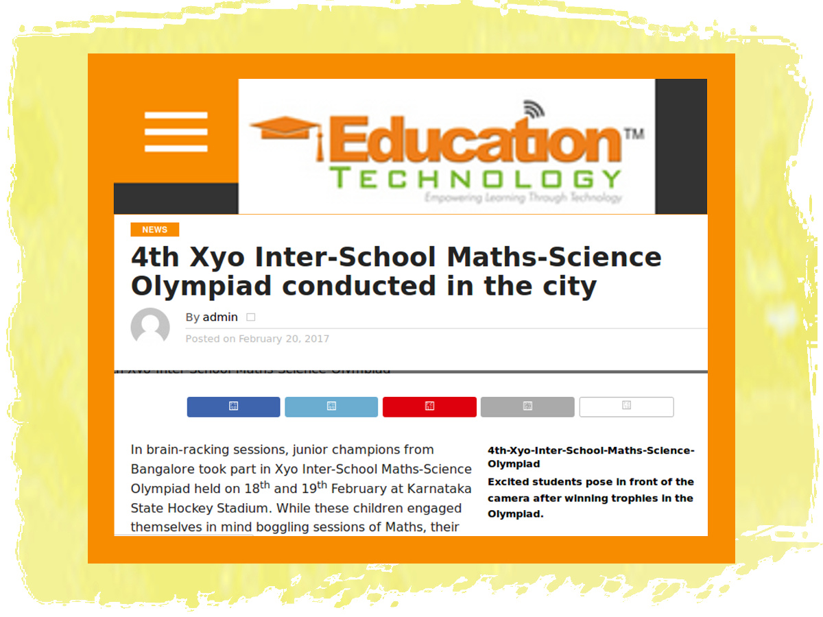 Xyo Maths in Education Technology 