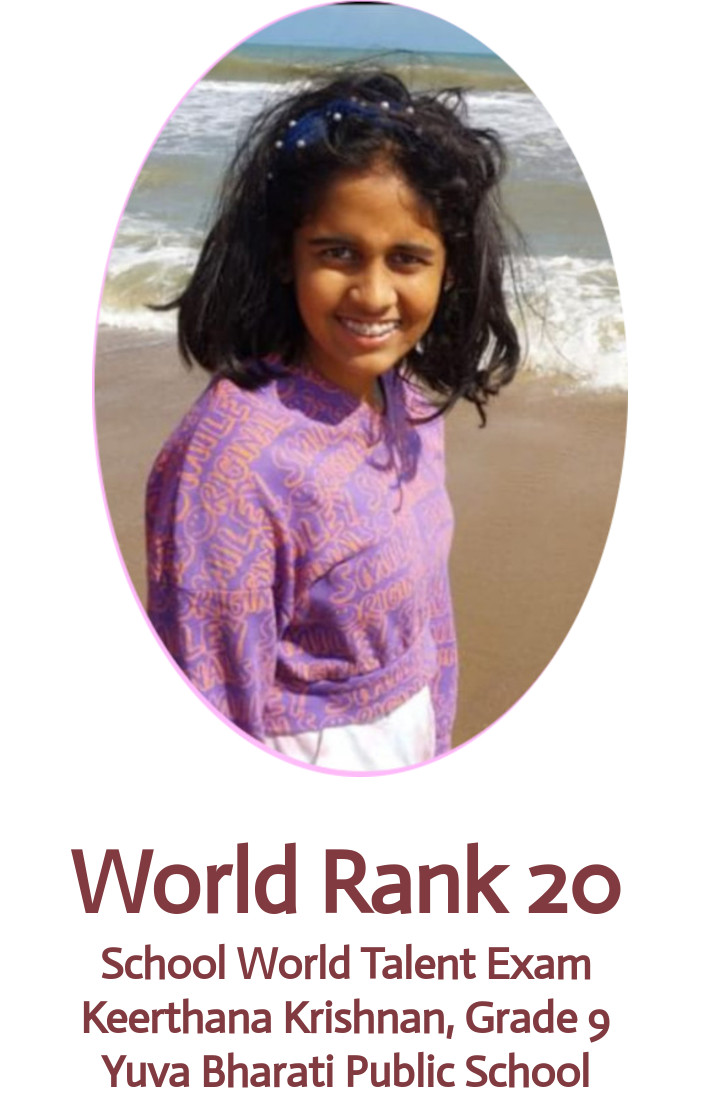 Maths Champion Keerthana 