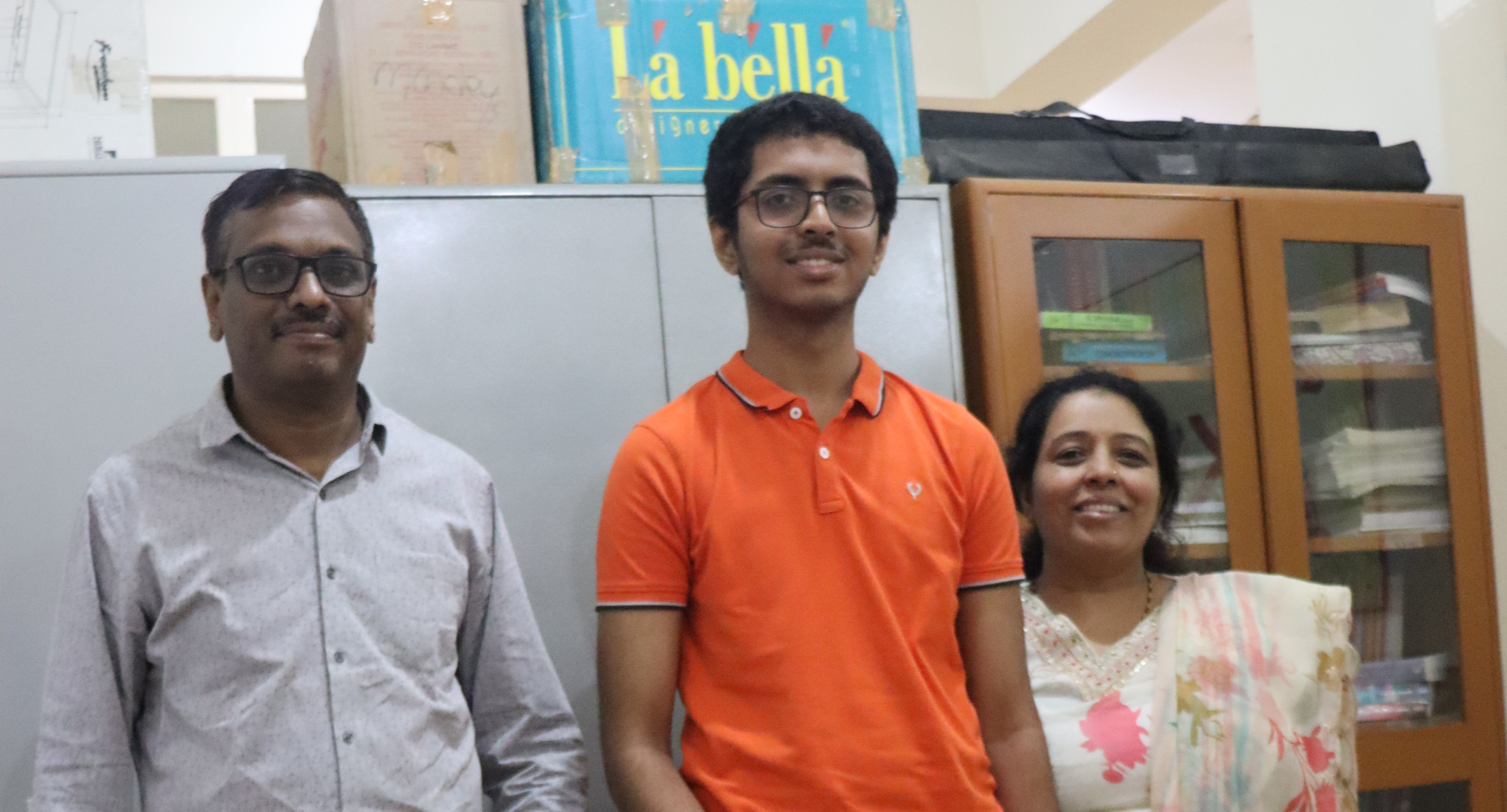 Rathin Ghivari with Parents